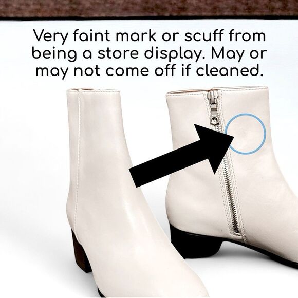 Rag & Bone Aslen Mid Leather Chelsea Boot Antique White - Picture 7 of 16